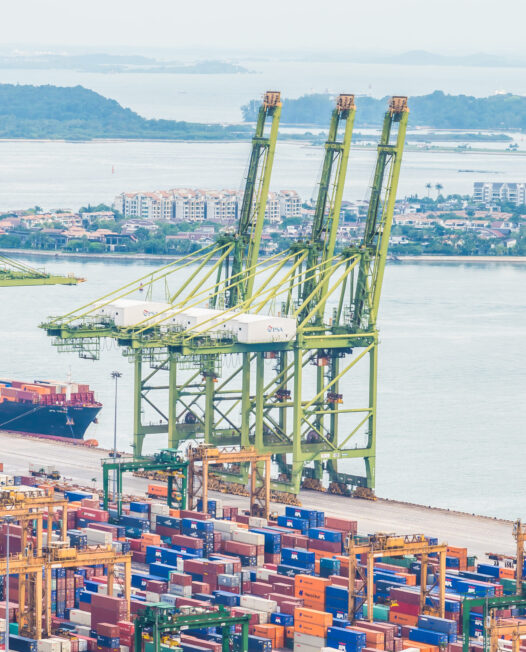 Singapore shipping port container cargo